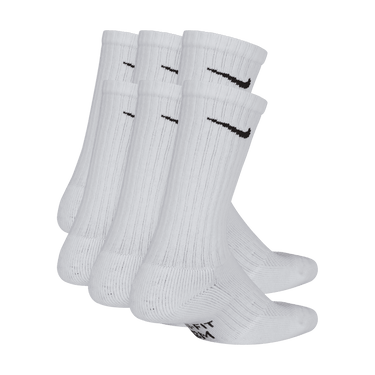 NIKE EVERYDAY KIDS' CUSHIONED CREW SOCKS (6 PAIRS)