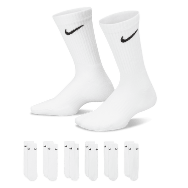 NIKE EVERYDAY KIDS' CUSHIONED CREW SOCKS (6 PAIRS)