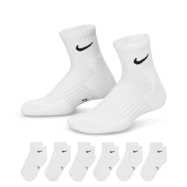 NIKE EVERYDAY KIDS' CUSHIONED ANKLE SOCKS (6 PAIRS)