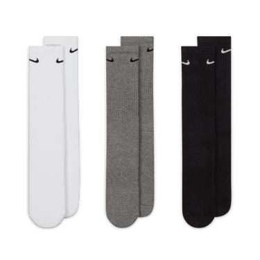 NIKE EVERYDAY CUSHIONED TRAINING CREW SOCKS (3 PAIRS)