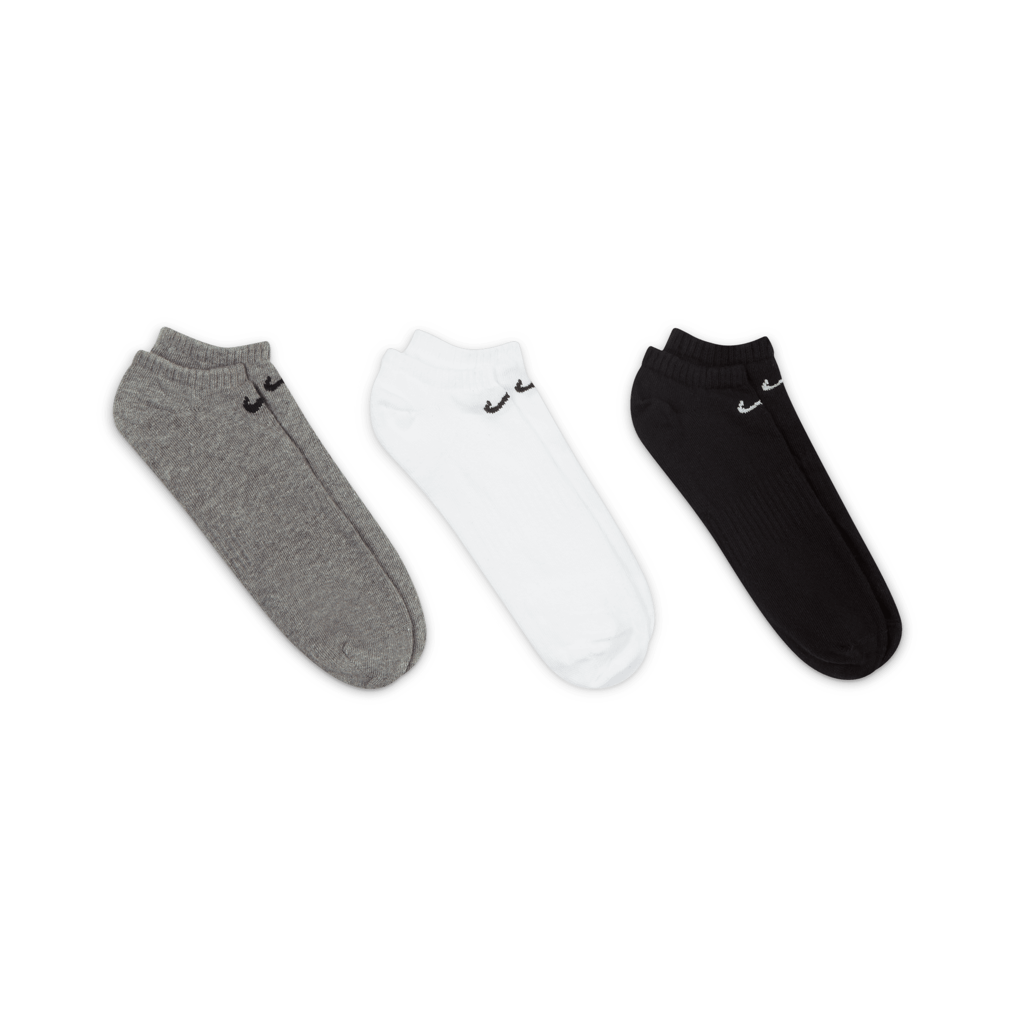 NIKE EVERYDAY LIGHTWEIGHT TRAINING NO-SHOW SOCKS (3 PAIRS)