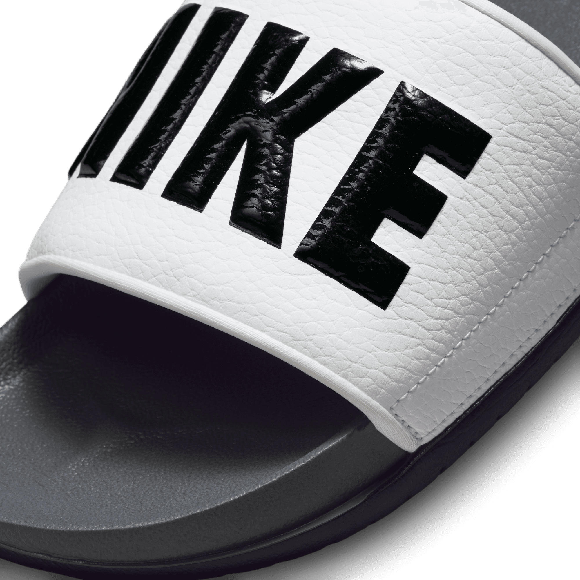 mens nike slides grey
