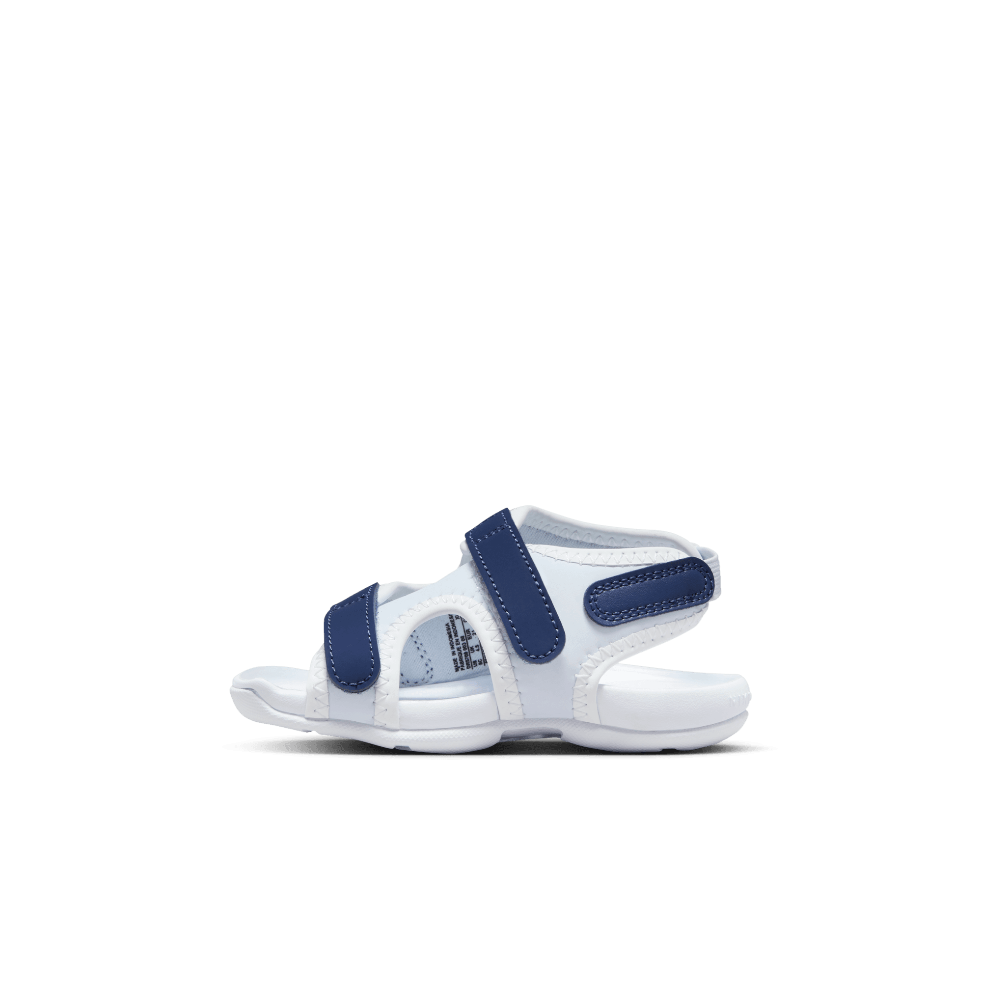 Nike Sunray Adjust 6 Baby Toddler Slides Football Grey Midnight Navy 