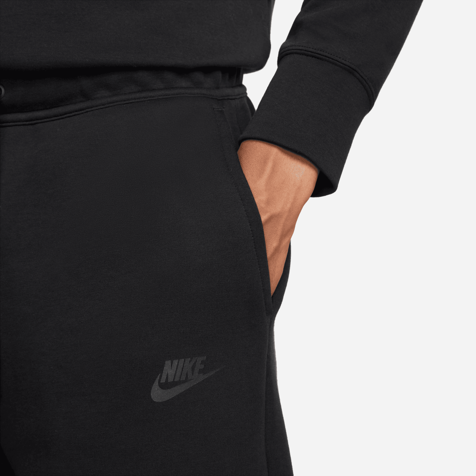 AS M NK TCH FLC SHORT BLACK/BLACK – TEAM ACCESS