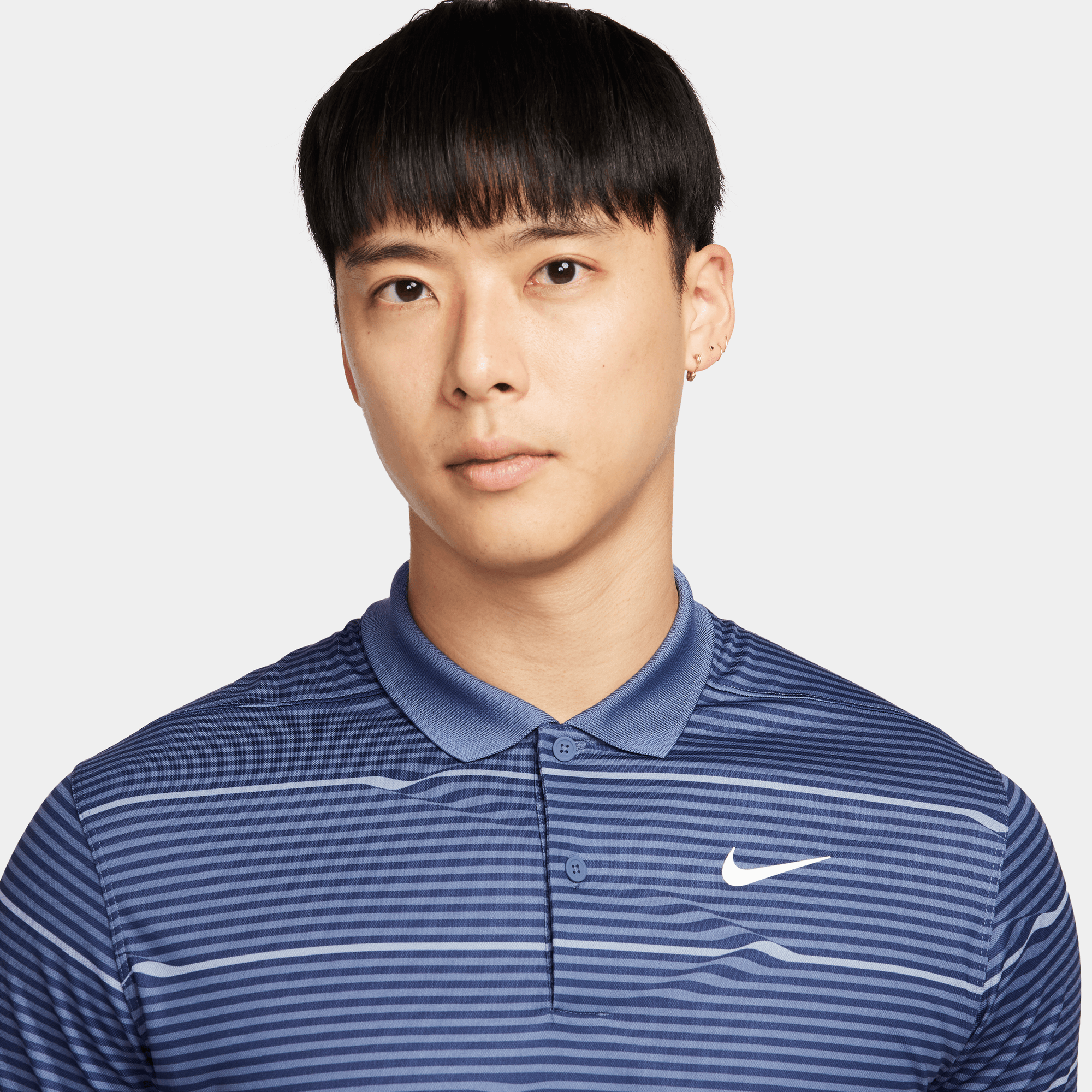 NIKE VICTORY MEN'S DRI-FIT GOLF POLO MIDNIGHT NAVY/DIFFUSED BLUE/WHITE ...