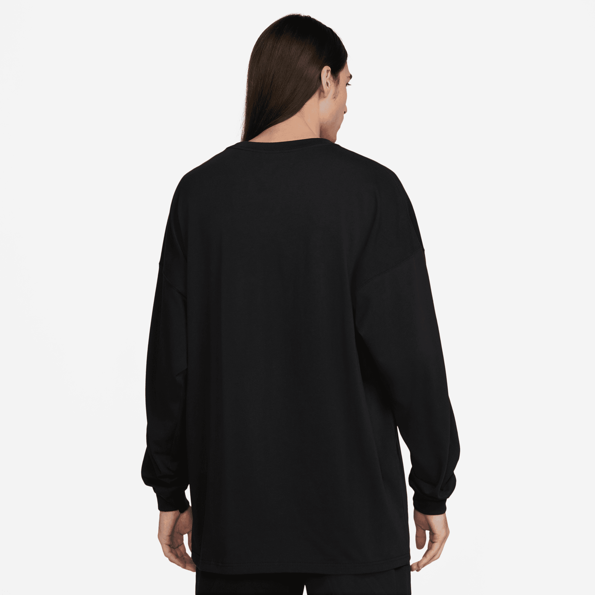 NIKE SPORTSWEAR MEN'S OVERSIZED LONG-SLEEVE T-SHIRT BLACK – TEAM ACCESS