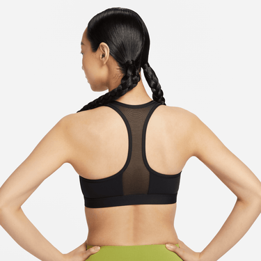 NIKE SWOOSH FRONT ZIP WOMEN'S MEDIUM-SUPPORT PADDED SPORTS BRA