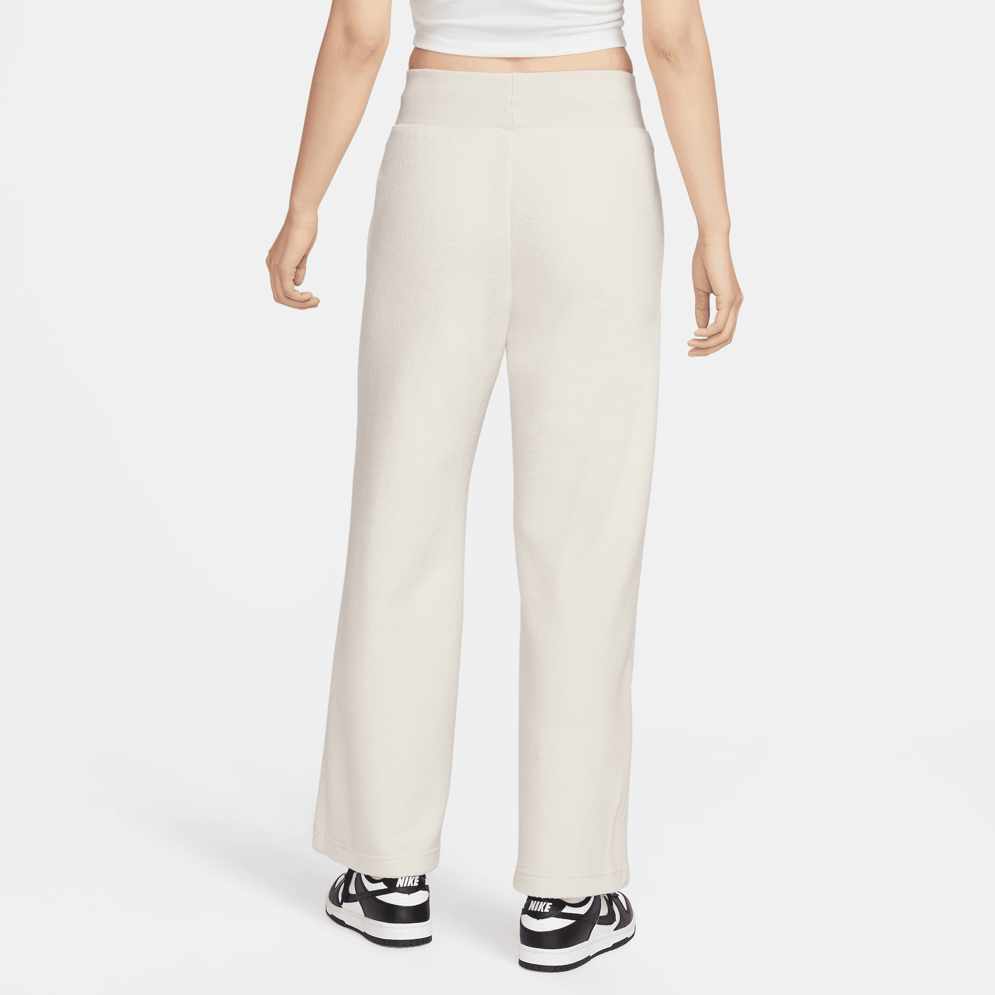 NIKE SPORTSWEAR PHOENIX PLUSH WOMEN'S HIGH-WAISTED WIDE-LEG COZY FLEECE PANTS