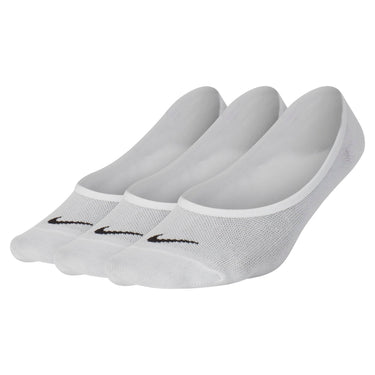 NIKE LIGHTWEIGHT NO-SHOW WOMENS TRAINING FOOTIE SOCKS (3 PAIRS)